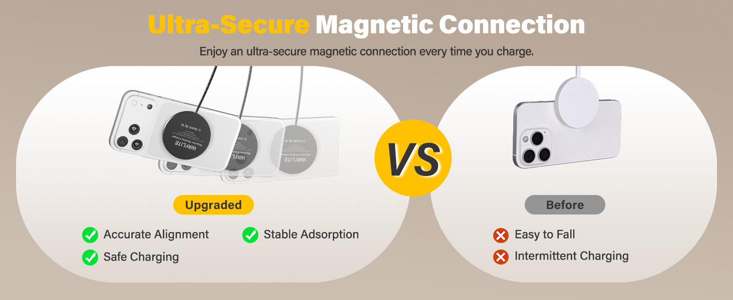 magnetic wireless charger for iphone