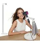 Mistriddle Hands Free Hair Dryer Holder Floor Stand, 17.2-51" Adjustable | For Home, Salon & Pet ...