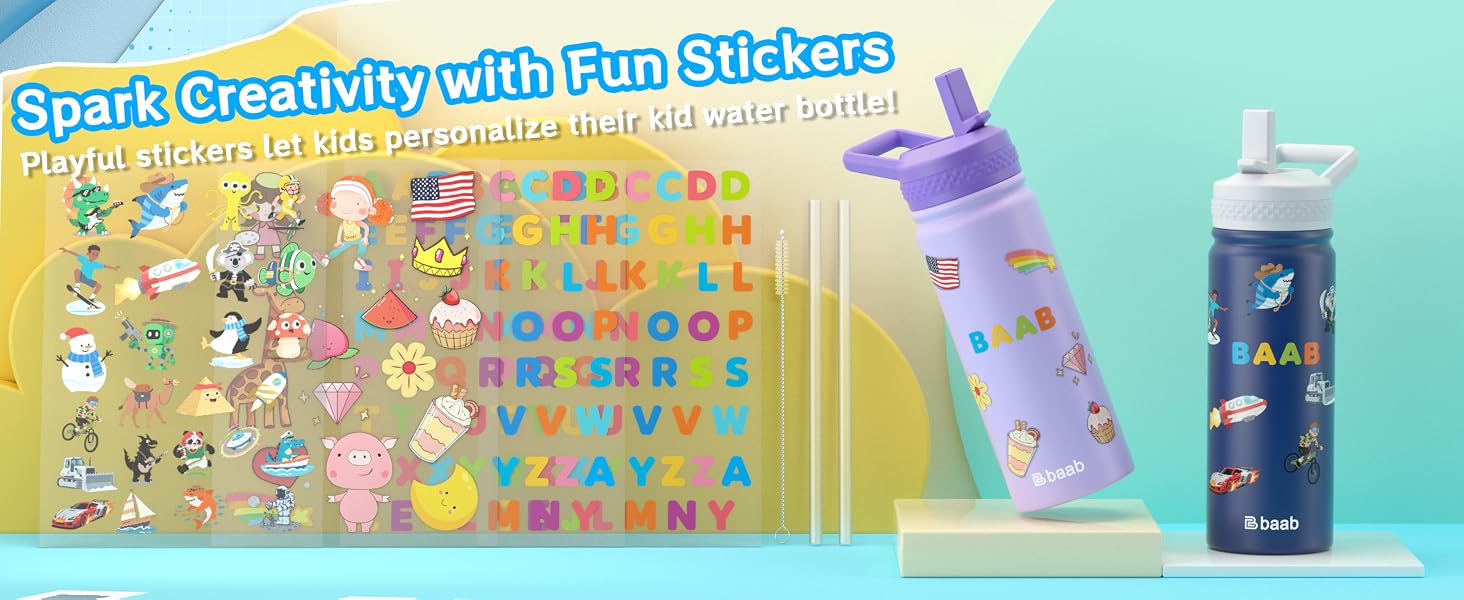 18oz kids water bottle