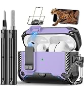 Polislime for AirPods Pro 3 Case (2025) with Phone Stand,Full Drop Protection Automatic Snap Swit...