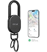 Miroddi Keychain with Tracker, Men's Key Chain Works with Find My App (iOS Only), Heavy Duty Car ...