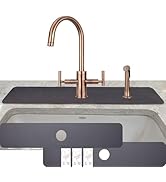 Faucet Mat Kitchen Sink Cuttable: AHA HOMEWARE Diatomite Rubber Kitchen Sink Splash Guard Cuttabl...