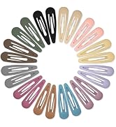 Cptots 24 PCS 2.36 In Metal Snap Hair Barrettes For Women Water Drop Shape Hair Clips For Thick T...