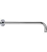 Purelux Shower Arm Extension Extra Long Water Outlet PJ1001 with Flange Made of Stainless Steel, ...