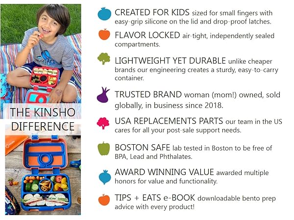 KIDS TODDLER LUNCH SNACK CONTAINER