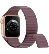 Magnetic Silicone Sport Bands Compatible with Apple Watch Band 40mm 38mm 41mm 42mm 44mm 45mm 46mm...