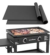 UBeesize 2 Pack 100% Nonstick Grilling Mats for 28 Inch Blackstone Griddle, Resuable Cooking Mats...