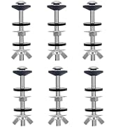 6 Packs Stainless Steel Toilet Tank Fixed Bolts Kit - Universal Design, Compatible with Kohler To...