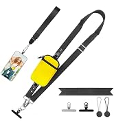 Clip and Go Strap for Phone With Wallet Crossbody (Detachable RFID Blocking Wallet) - Adjustable ...