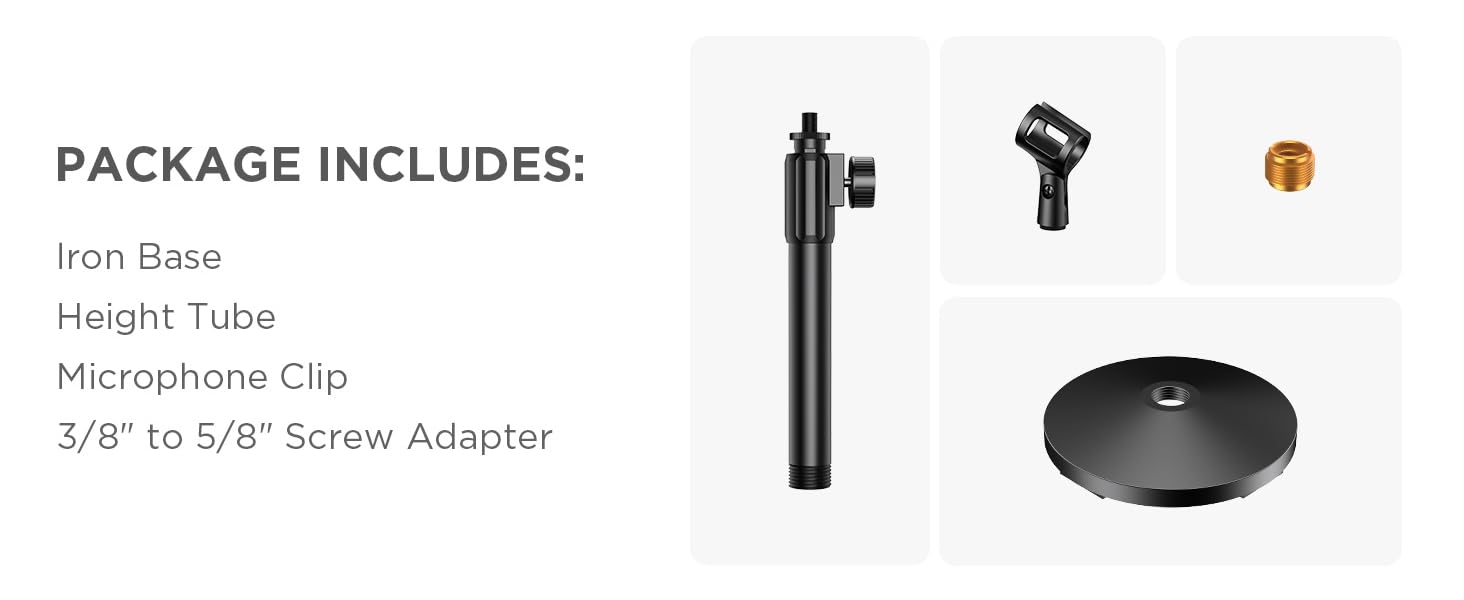 desktop mic stand