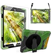ZenRich New iPad 10.2 Case, iPad 9th/8th7th Generation Case with Screen Protector Kickstand/Hand ...