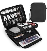 CAAORDKSO Electronics Organizer Travel Case, Travel Cable Organizer Bag Pouch Portable Waterproof...