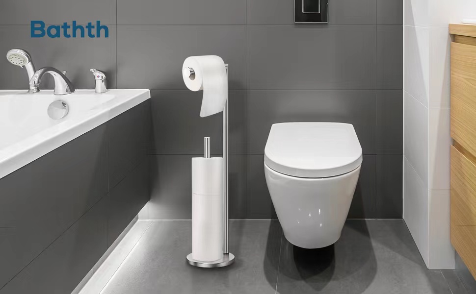 free standing toilet paper holder