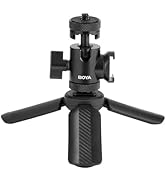 BOYA Magic Tripod Stand for Desktop Microphone with Non-slip Rubber Feet, Foldable Desk Mic Stand...