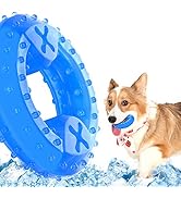 NWK Pet Teether Cooling Chew Toy for Dogs Teething Toy for Puppies, Fit with Treats for More Fun ...