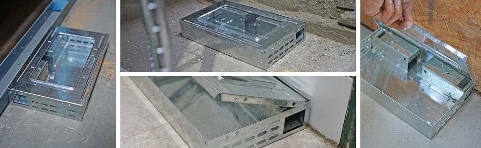 Multi-Catch Clear Top Humane Repeater Mouse Trap