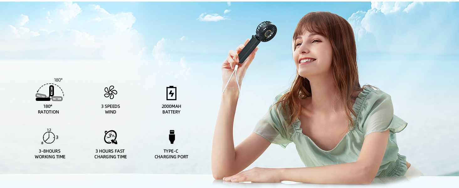 handheld fan