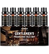 Essential Oils Set, Men Scents Fragrance Oil Aromatherapy Essential Oils Kit for Diffuser (6x10ML...