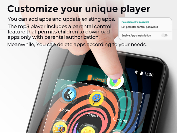 bluetooth mp3 music player