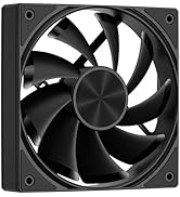 upHere 120mm Computer Case Fan with PWM 4-Pin Interface High Performance Cooling Low Noise for En...