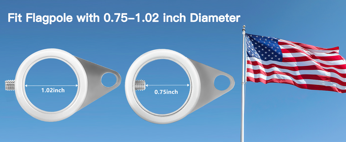 1inch flag pole ring