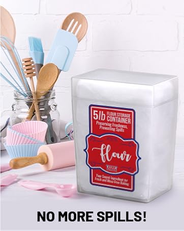 flour container storage keeper organizer