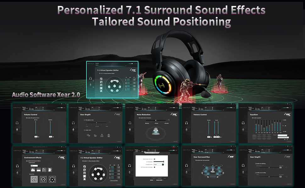 Personalized 7.1 Surround Sound Effects Tailored Sound Positioning