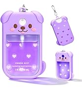 Kivzex Dog Silicone Case for Touchland Hand Sanitizer Spray with Keychain, Compatible with Power ...