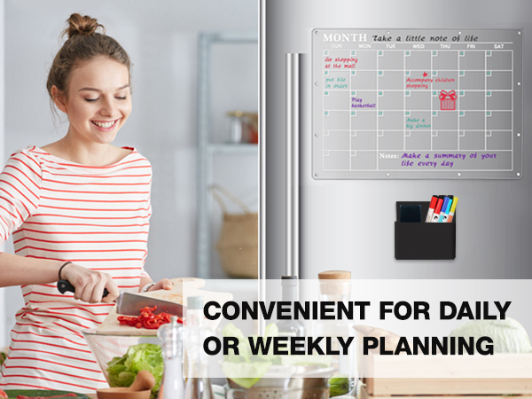 Convenient for daily or weekly planning