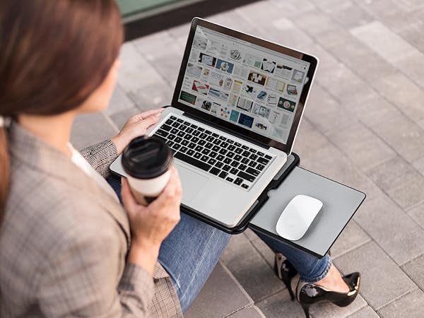 Portable foldable Computer laptop cooling pad lap board desktop holder drawing stands travel trays