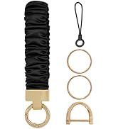 KeepTwenty Keychain Wristlet, Stretchy Key Lanyard for Car Keys with D ring,Anti-Lost Wristband B...