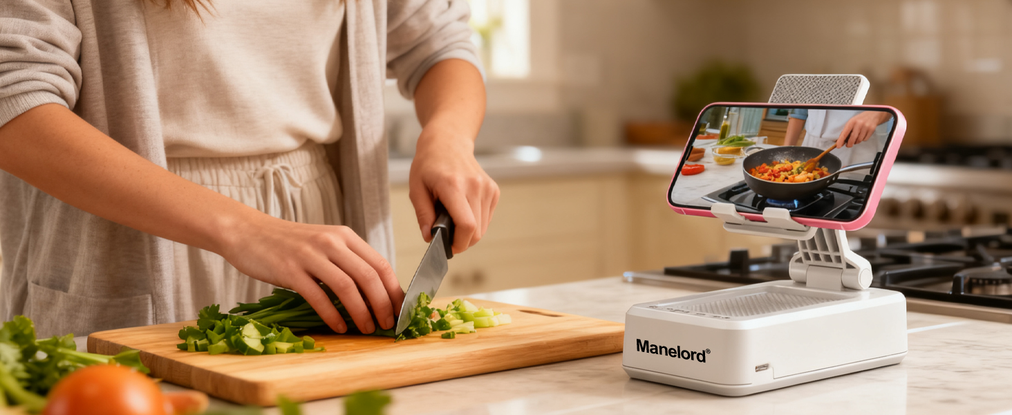 Cell Phone Stand with Wireless Bluetooth Speaker