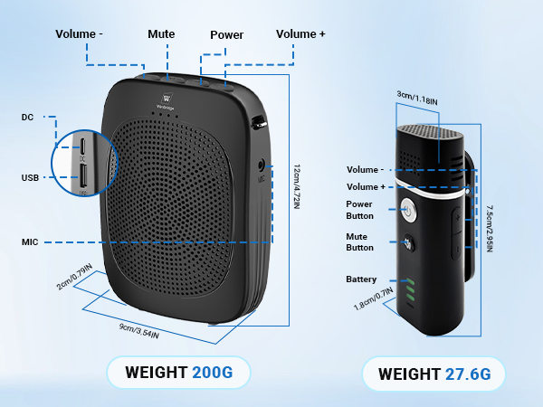 bluetooth teacher microphone