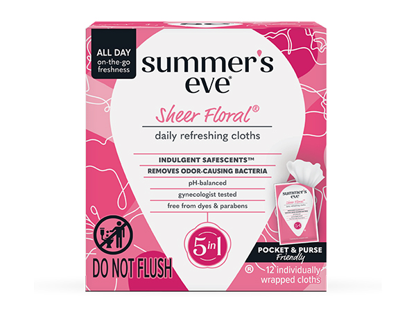 sheer floral wipe