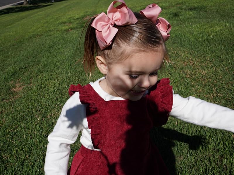 girls pigtails bows