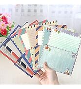 SCStyle 48Pcs Stationery set-32 Cute Lovely Kawaii Special Design Writing Stationery Paper with 1...
