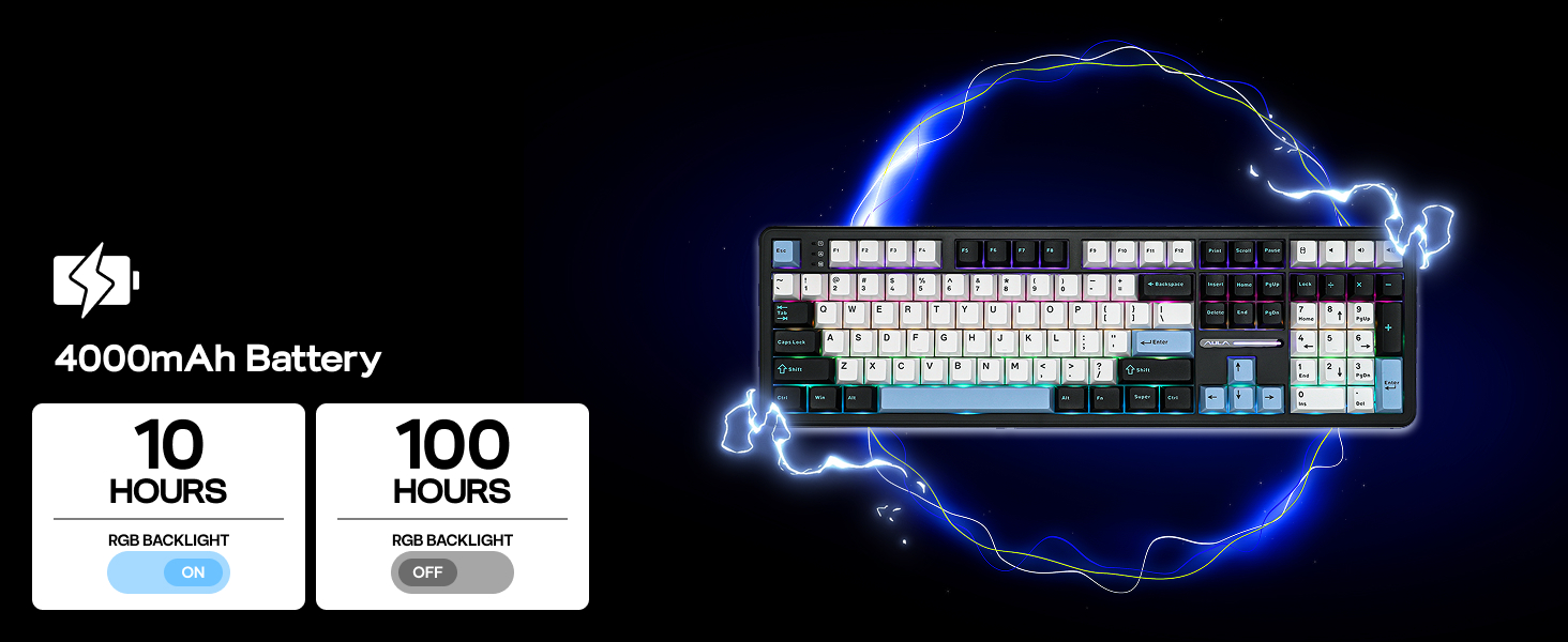 AULA F108 Wireless Gaming Keyboard