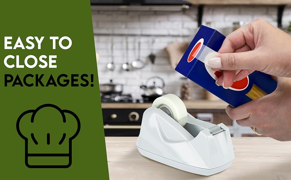 Easy to Close Packages in the countertop from the kitchen