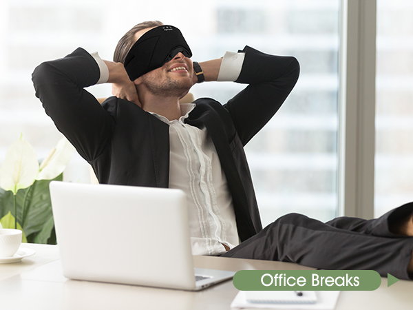 sleep mask with bluetooth headphones