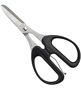 ALLEX Leather Scissors Professional Heavy Duty Sharp Japanese Stainless Steel, Leather Cutting Sc...