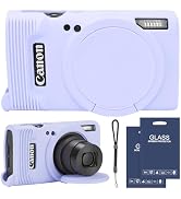 SZHSYJY Case for Canon PowerShot ELPH 360 HS/IXY 650/IXUS 285 HS Camera,Soft Silicone Protective ...