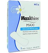 HOSPECO MT4 Maxithins Vended Sanitary Napkins #4 (Case of 250 Individually Boxed Napkins) - GID-H...