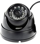 ELP 3.6mm 1080P Dome Camera with IR LED Night Vision HD Webcam Infrared PC Camera with Metal Case...
