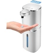 Automatic Liquid Soap Dispenser,Digital Display 9-Level Adjustable Touchless Smart Hand & Dish So...