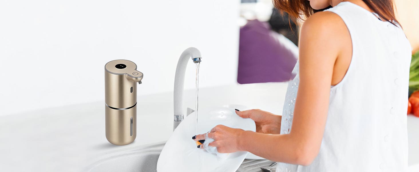 The automatic soap dispenser touchless is designed for versatility