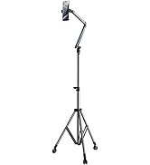 Blissfuhue iPhone Tripod for Video Recording - Portable Cell Phone Tripod with Remote & Wheels, 7...