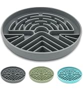 Lesipee Slow Feeder Dog Bowl for Large & Small Dogs, Anti Choking Puzzle Dog Food Bowl with Non-S...