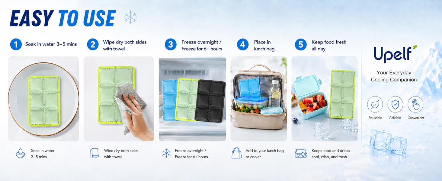 Ice Packs for Lunch Boxes