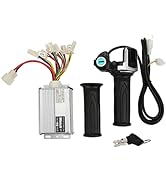 Speed Controller Throttle Grip, 36V 1000W Motor Brushed Speed Controller with Locking Battery Dis...