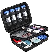 Canboc Diabetic Supplies Travel Case, Carrying Organizer for Glucose Meter, Blood Sugar Test Stri...